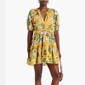 EUC FARM RIO Biriba Fruit Cotton Minidress SIZE S